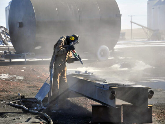 sandblasting